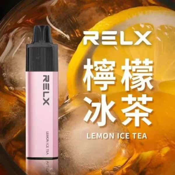 【檸檬紅茶味】RELX悅刻拋棄式GA8000口 一次性電子煙 無需充電